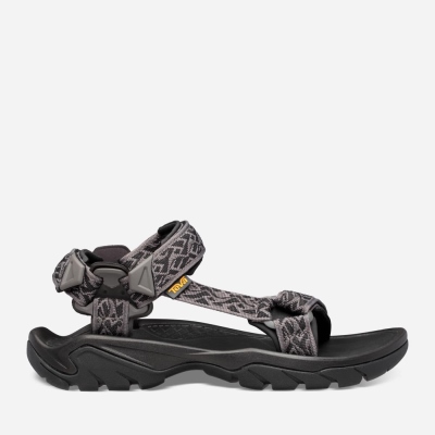 Teva Terra Fi 5 Universal - Men's Teva Sandals - Black | India (NTHS38071)